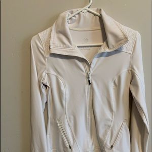 White Lace Athletic Jacket